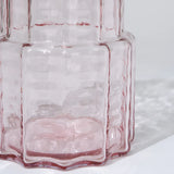 Jelly Glass Vase Squat in Pink by Marmoset Found