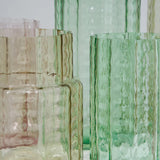 Jelly Glass Vase Squat in Pink by Marmoset Found
