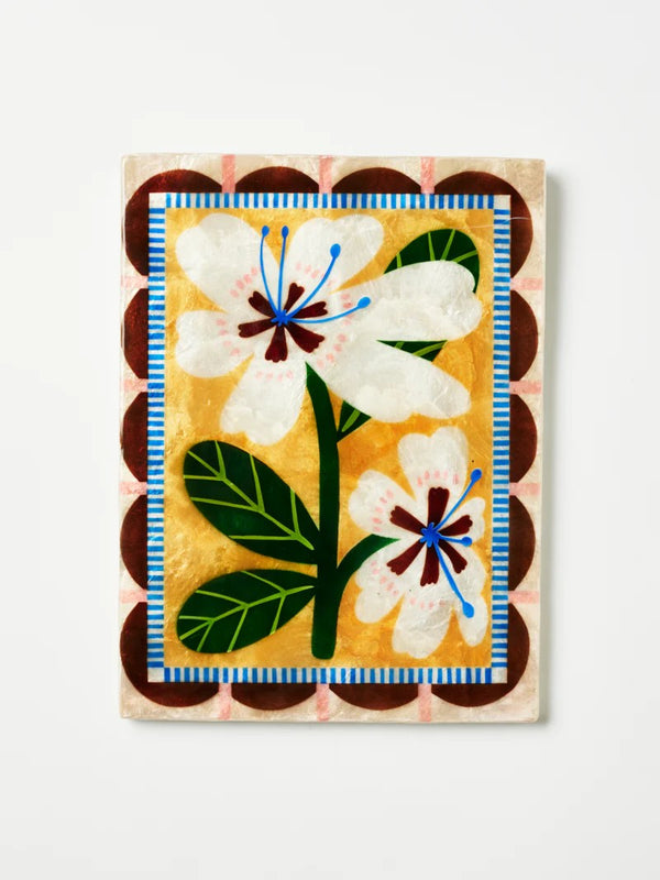 BLOOM NOUVEAU in WHITE RECTANGLE by Jones & Co