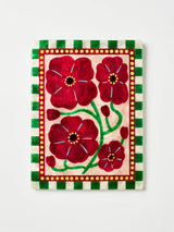 BLOOM NOUVEAU in WINE RECTANGLE by Jones & Co