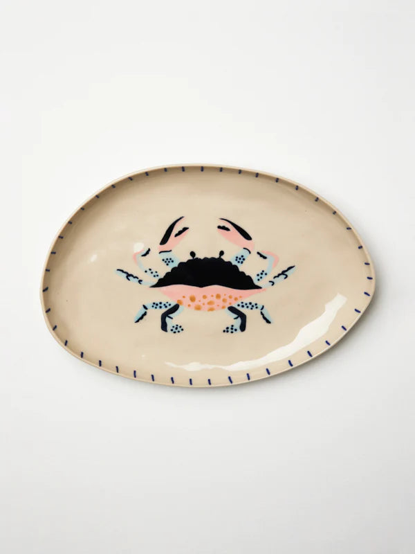 Jones and Co Offshore ceramic crab tray