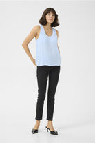 KAALLIE TOP in Soft Chambray by Kaffee
