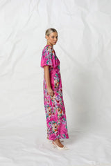 Kachel Rebecca maxi dress in rose romantic available from Darling and Domain