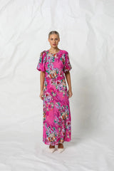 Kachel Rebecca maxi dress in rose romantic available from Darling and Domain