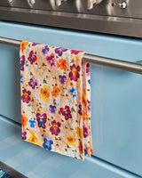 LINEN TEA TOWEL in Pansy from the amazing range of Kip & Co