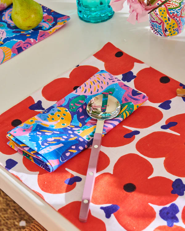 Ken Done vintage placemat ランチョンマット 4枚セット KIP & CO x KEN DONE PLACEMAT 4P SET | Pop Floral – Darling & Domain