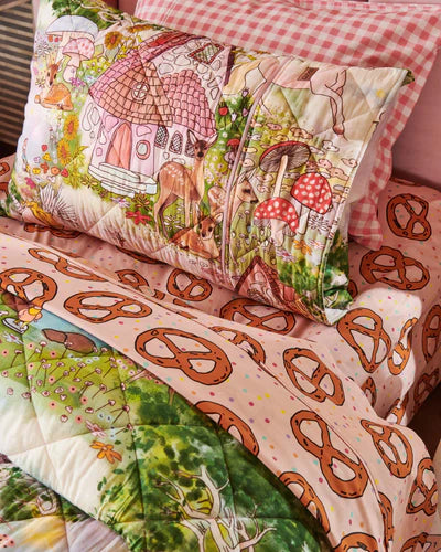 QUILTED PILLOWCASE in Wonderland from the amazing range of Kip & Co