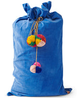 SANTA SACK in Ocean Velvet from the amazing range of Kip & Co