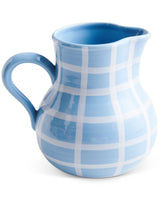 Kip & Co Blue bird tartan ceramic water jug available from Darling and Domain