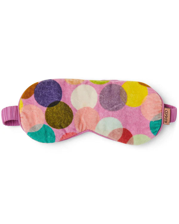 VELVET EYE MASK in Confetti Pink from the amazing range of Kip & Co