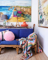 VELVET PEA CUSHION | Dusty Rose