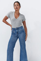 Kireina Australia Freya denim jean in Waterfall available at Darling & Domain