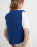 STUDIO VEST in Factory Blue by Kowtow