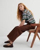 UNITY JEANS in Brown Denim by Kowtow