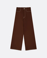 UNITY JEANS in Brown Denim by Kowtow