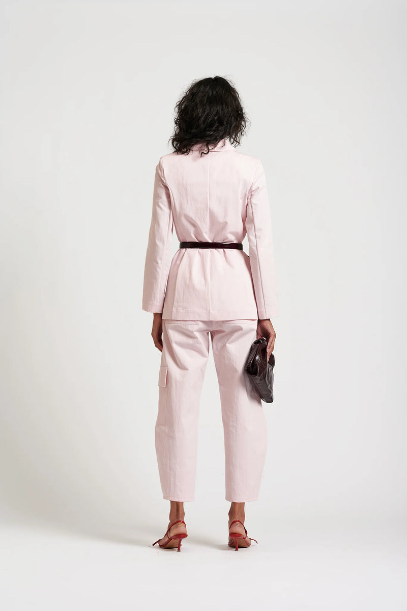 Le Weekend Blazer in Icy Pink by Le Stripe