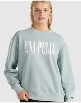 Ena Pelly Lilly Oversized Sweater in City Logo available at Darling and Domain Perth