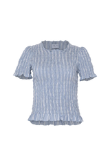 RAINCLOUD TOP | Chambray Stripe