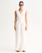 LINDSAY KNIT TOP in White by Elka Collective