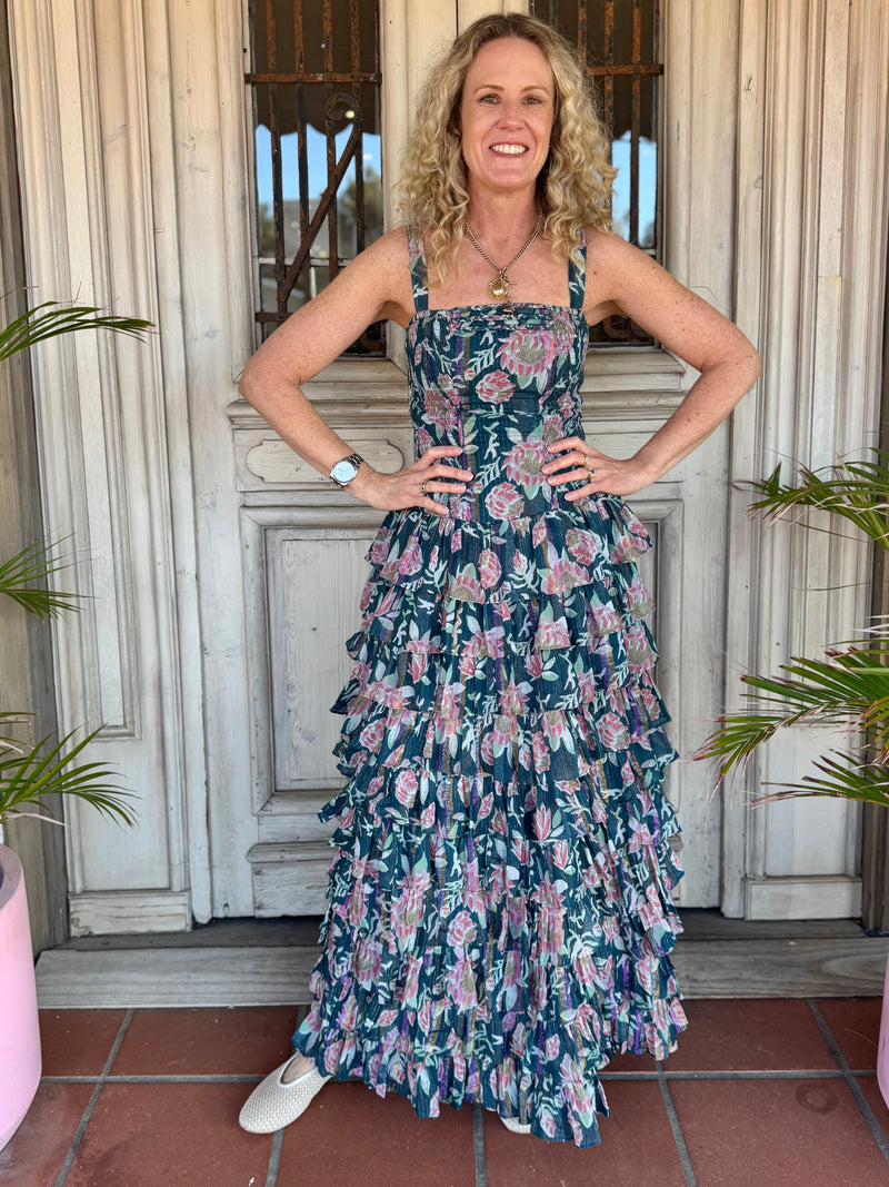 Lola Australia Valentina Dress Saint Teal