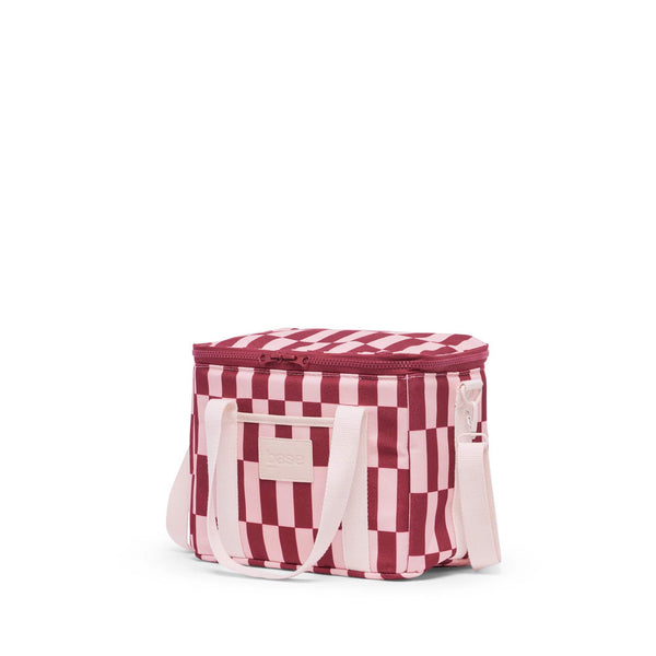 LUNCH BASE COAST | Burgundy + Peony Check