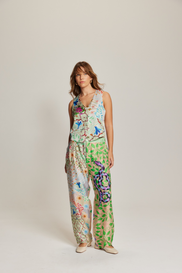 LYDIA TAILORED PANT in Shipibo by ME369