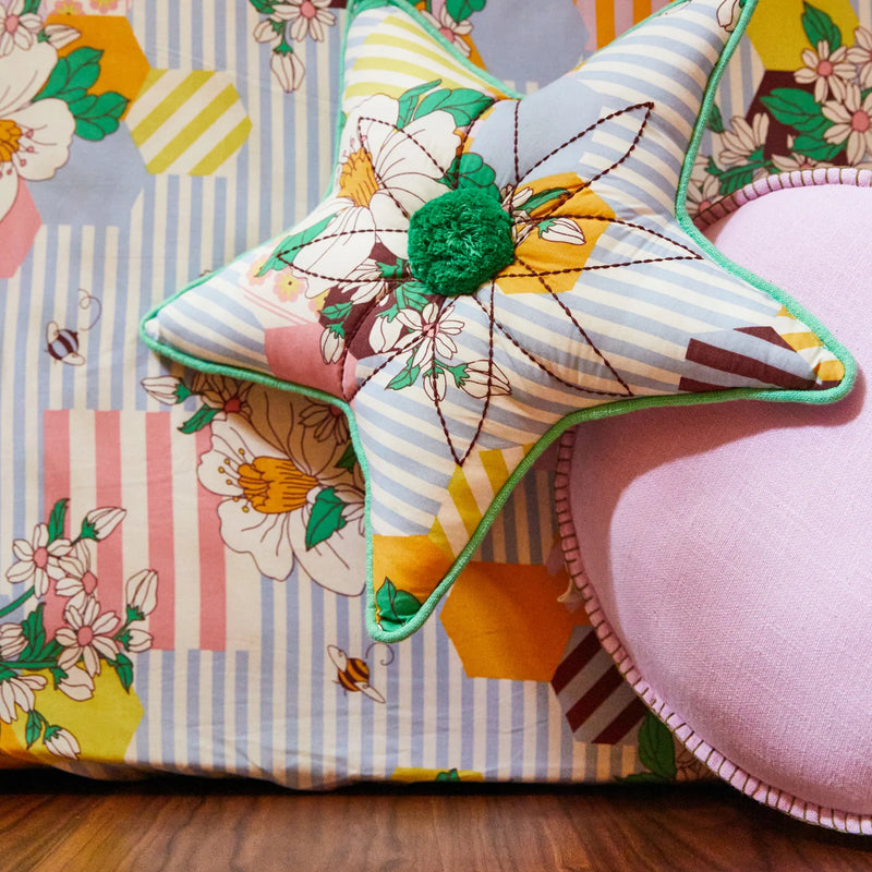 RYLIE ROUND CUSHION in Mauve from Sage x Clare