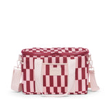MIDI COOL BASE COAST in Burgundy + Peony Checkby Base Supply