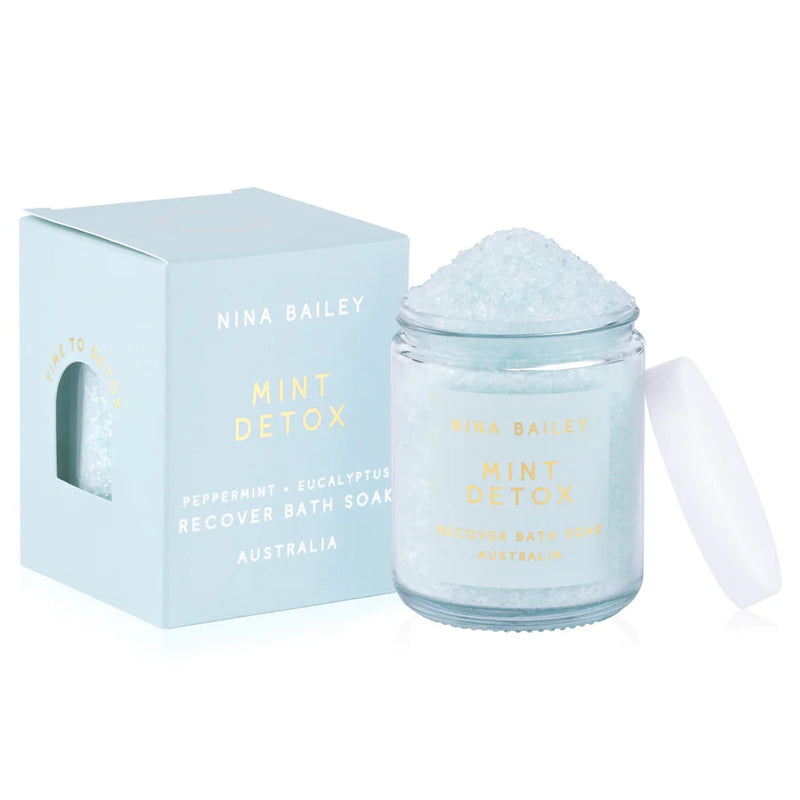 NINA BAILEY BOTANICAL BATH SOAK in Mint Detox 