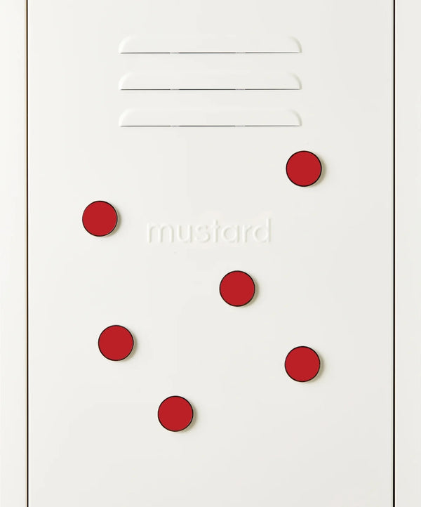 The BUTTONS in Poppy by MUSTARD MADE