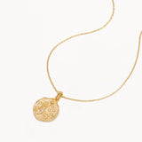 SHE IS ZODIAC NECKLACE in Gold from By Charlotte