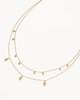 I AM PROTECTED LAYERED CHOKER in Gold from By Charlotte