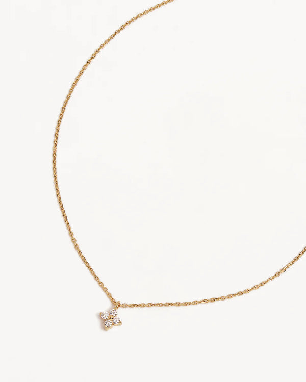 CRYSTAL BLOOM NECKLACE in 18K Gold Vermeil from By Charlotte