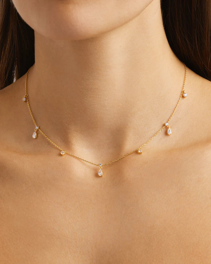 NO RAIN NO FLOWERS CHOKER | 18K Gold Vermeil