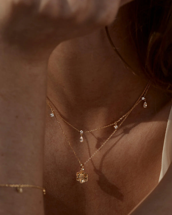 NO RAIN NO FLOWERS CHOKER | 18K Gold Vermeil