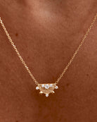 LOTUS RAIN NECKLACE in 18K Gold Vermeil from By Charlotte