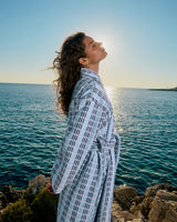 HOMMEY ROBE in Horizon by Hommey