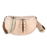 Obsessed Leather Crossbody Bag in Blush