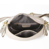 Crossover Leather Obsessed Bag in Sand by Hi Ho & Co