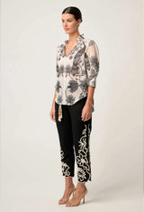 OLEANDER COTTON SILK SHIRT in exclusive print Imperial Stone from Once Was