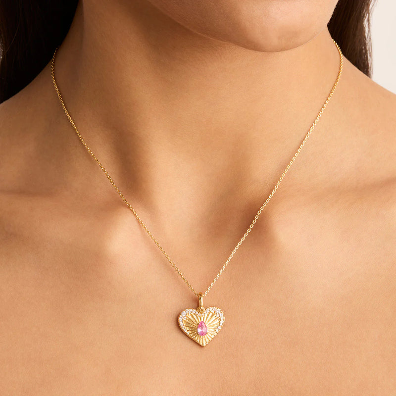 CONNECT WITH YOUR HEART PENDANT in Gold from By Charlotte