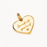 CONNECT WITH YOUR HEART PENDANT in Gold from By Charlotte