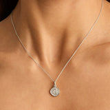 COSMIC LOVE REVERSIBLE PENDANT in Sterling Silver from By Charlotte