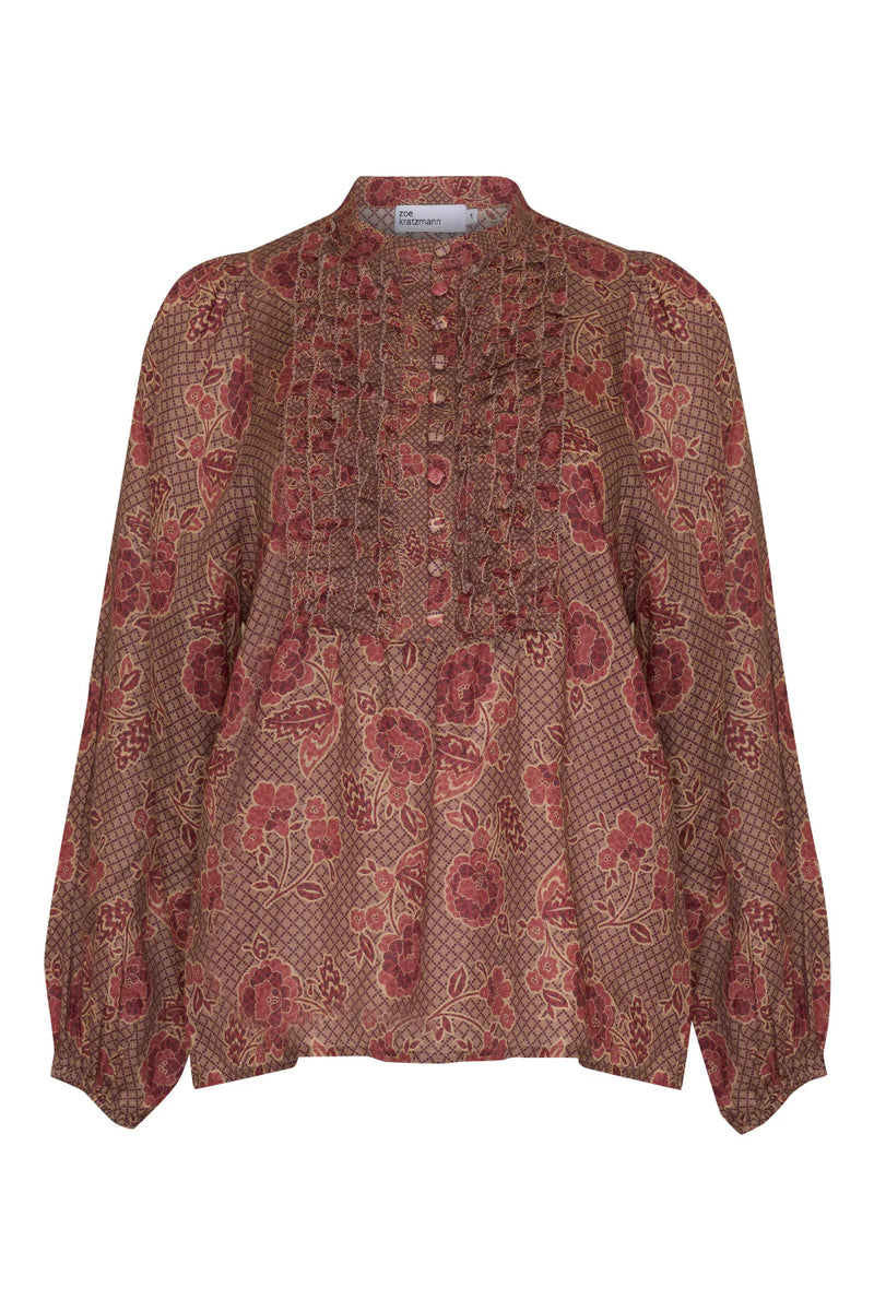 PASSAGE TOP in Mumbai Bloom from Zoe Kratzmann
