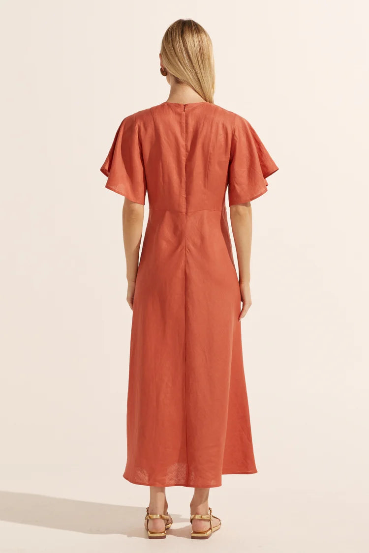 PAVILLION DRESS in Nectarine from Zoe Kratzmann