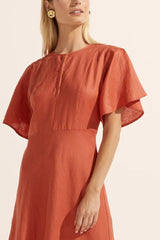 PAVILLION DRESS in Nectarine from Zoe Kratzmann