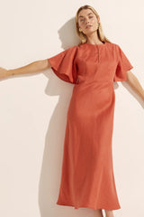 PAVILLION DRESS in Nectarine from Zoe Kratzmann