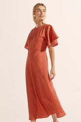 PAVILLION DRESS in Nectarine from Zoe Kratzmann