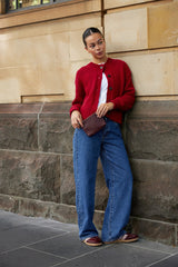 PETITE BASE POUCH in BURGUNDY by Base Supply