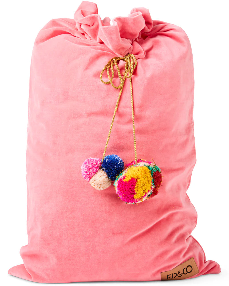 Santa Sack in Pink Lemonade by Kip & Co
